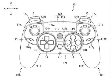 sony patents elite ps controller  paddles  adaptable layout push square