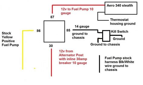 fuel pump wiring data wiring diagram detailed electric fuel pump wiring diagram cadician