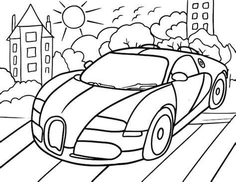 premium vector car coloring page  kids  art vector blank