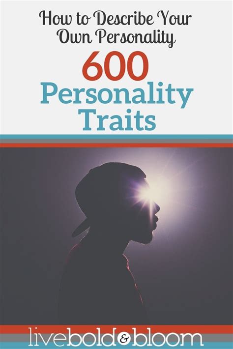 ultimate list  personality traits   personality traits