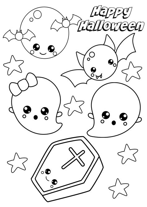 awasome cute halloween color pages ideas cfj blog