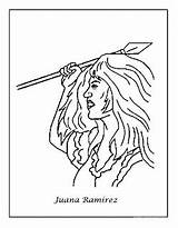 Independencia Ramirez Juana sketch template