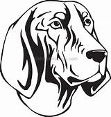 Bluetick Hound Coonhound Tick Stickers Decals sketch template
