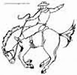 Coloring Kids Pages Cowboys Cowboy Horse Taming Sheet Printable sketch template