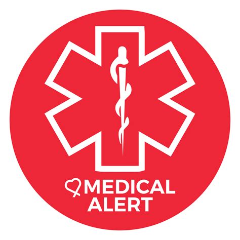 medical alert sticker show  teal