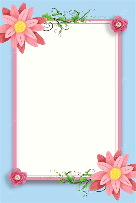 flower frame border simple infoupdateorg