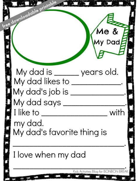 fathers day printable