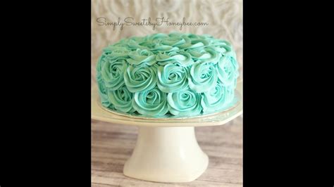 rose swirl cake tutorial youtube