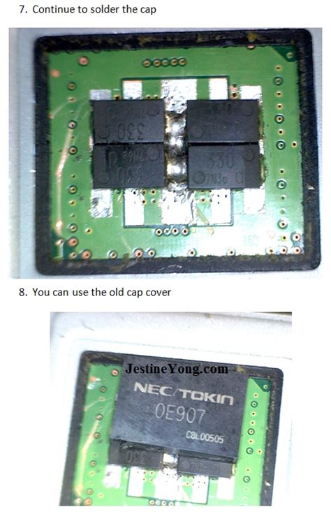replace nec tokin high speed decoupling capacitor