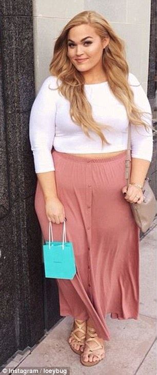 plus size fashion vlogger loey lane takes down critics of fat girls daily mail online