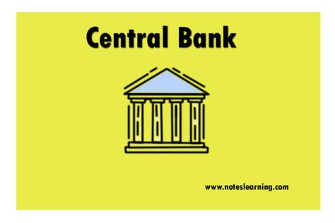central bank introduction  function notes learning