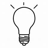 Bulb Coloring Light Getdrawings Printable Pages sketch template