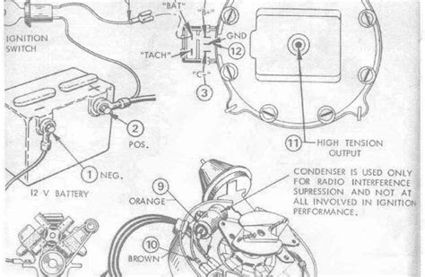 chevy  hei distributor wiring diagram easy wiring