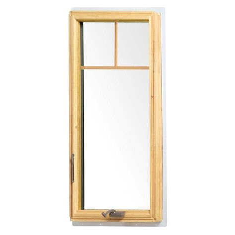 andersen       series casement wood window  white exterior  fractional