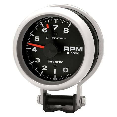 auto meter  sport comp series   pedestal tachometer gauge   rpm