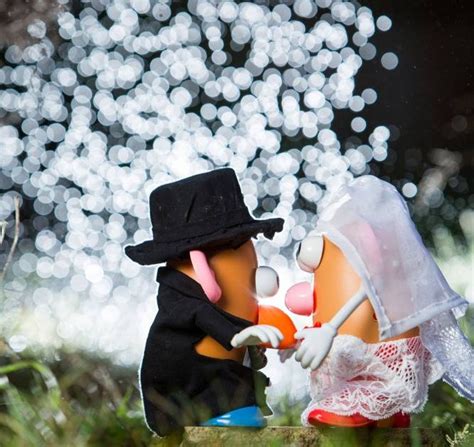 Photographer Chris Thornton Recreates Mr And Mrs Potato Head S Wedding