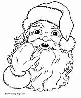 Christmas Pages Coloring Dltk Printable Library Clipart Colouring Claus Santa sketch template