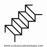 Escada Escadas Escalera Escaliers Crayon Ultracoloringpages sketch template