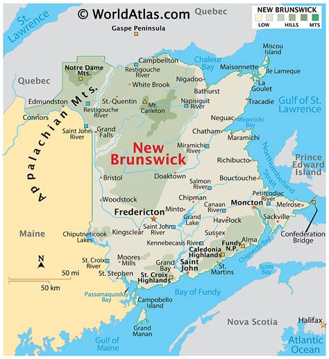 brunswick maps facts world atlas