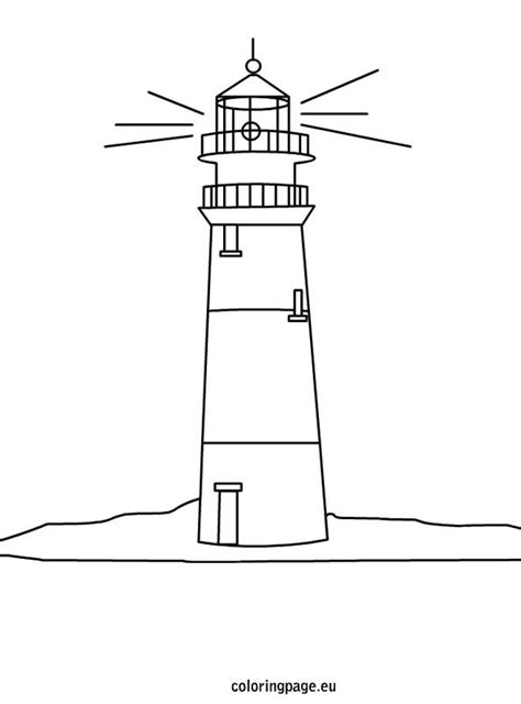 lighthouse coloring page summer pinterest