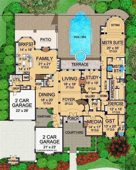 luxury estate floor plans small modern apartment