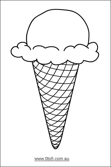 printable template icecream