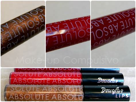 absolute douglas lipgloss review  swatches   compulsivo
