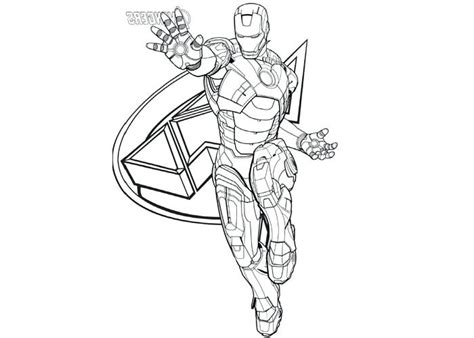 colouring pages iron man    quality file