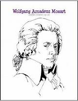 Mozart Coloring Music Composer Amadeus Wolfgang Kids Sheet Plans Lesson Pages Print Printable Worksheets Lessons Flickr Biography Via Digital Choose sketch template