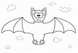 Bat Coloring Vampire Cartoon Drawing Pages Draw Easy Outline Simple Printable Bats Color Preschool Getdrawings Getcolorings Halloween Drawings Colorings Categories sketch template