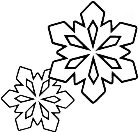 snowflake coloring pages  preschoolers coloring home