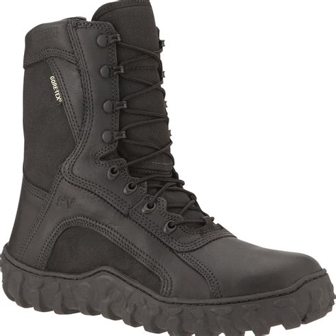 rocky sv gore tex waterproof black tactical military boot