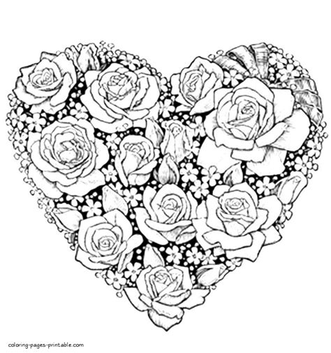 big beautiful heart coloring pages coloring pages printablecom