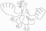 Soulsilver Lugia Ludinet Pokémon sketch template