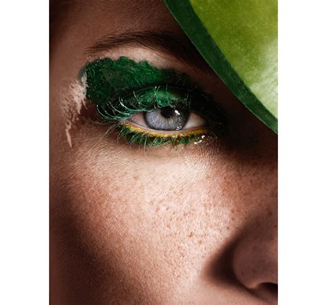 green beauty on behance green beauty beauty makeup photography