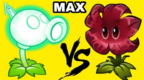 pvz fully upgraded max meteor flower  electric peashooter arena