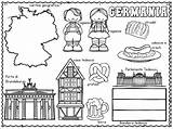 Colorare Germania Bambino Altri Lagni Monti Fiumi Pianure Esempio Particolari sketch template