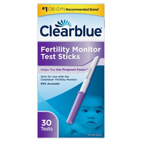 clearblue fertility monitor test sticks  ct  pregnant faster