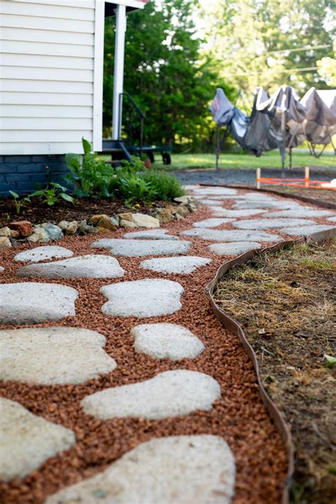 diy concrete pavers  affordable walkway lady lees home
