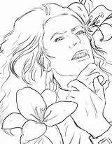 Bowie David Coloring Pages Colouring Book Lillies Books Tumblr Color Getcolorings sketch template
