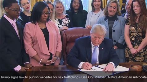 Trump Signs Law To Punish Websites For Sex Trafficking