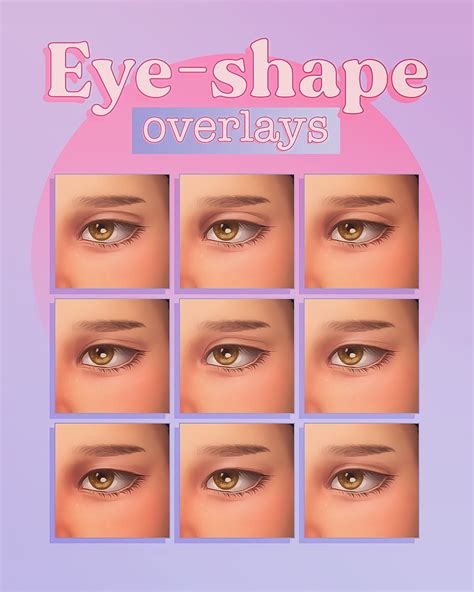eye shape overlays  sims  create  sim curseforge