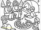 Camping Coloring Pages Camp Summer Drawing Tent Color Family Drawings Colouring Sheets Kids Printable Putting Theme Getcolorings Activities Print Outdoor sketch template
