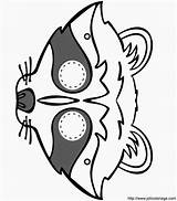 Mascaras Raccoon Colorear Antifaz Carnaval Moldes Máscaras Bichos Racoon Enfants Ohmyfiesta Masque Cidade Coloridas Occuper Verob Propias Guppies Nocturnal Manualidades sketch template
