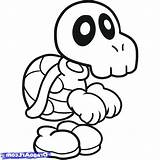 Coloring Koopa Pages Mario Bones Dry Super Troopa Brothers Color Getcolorings Printable Characters Turtle Skull Template Colorin sketch template