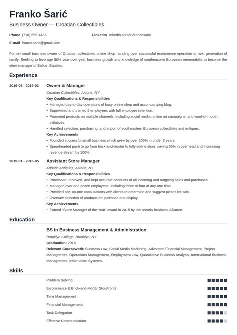 business resume format business analyst resume examples  guide