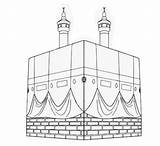 Mewarnai Kakbah Islami Tk Paud Masjidil sketch template