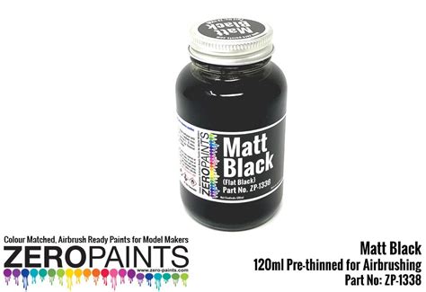 matt black paint ml zp   paints