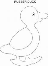 Duck Rubber Coloring Kids Drawing Pages Getdrawings Toys Drawings sketch template