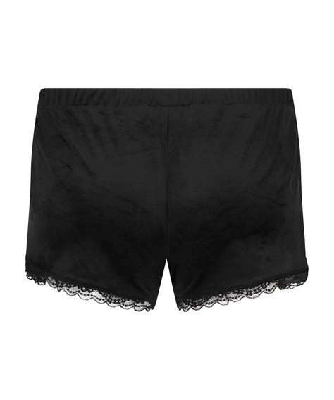 Velvet Lace Shorts For €24 99 Pajama Pants Hunkemöller